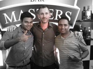 Ben with the Kolkata Masters!