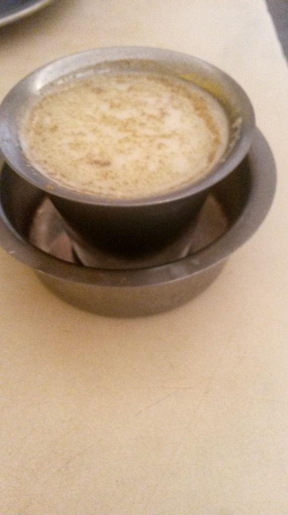 Kashay. A hot beverage made with Coriander seeds, fenugreek, Cumin and more.  